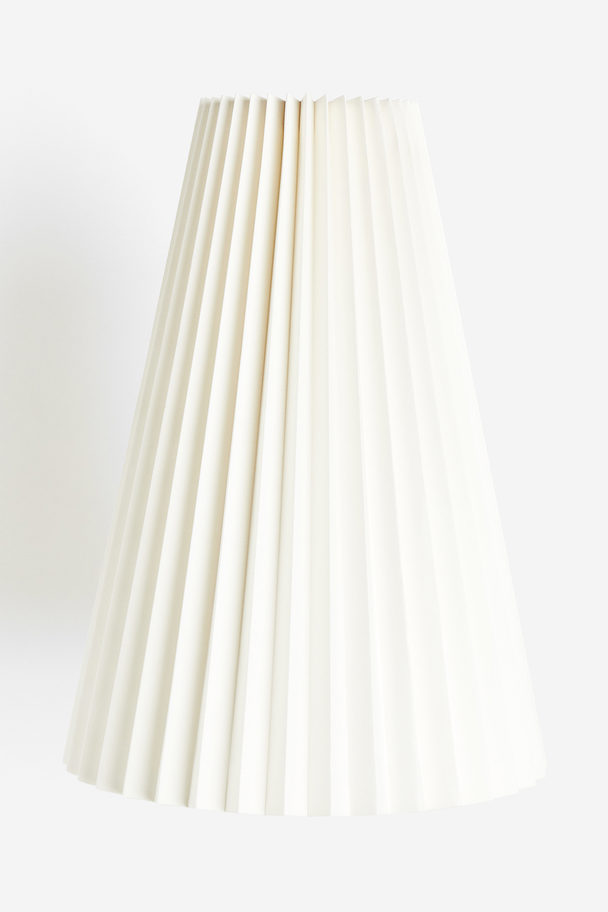 H&M HOME Pleated Lampshade White