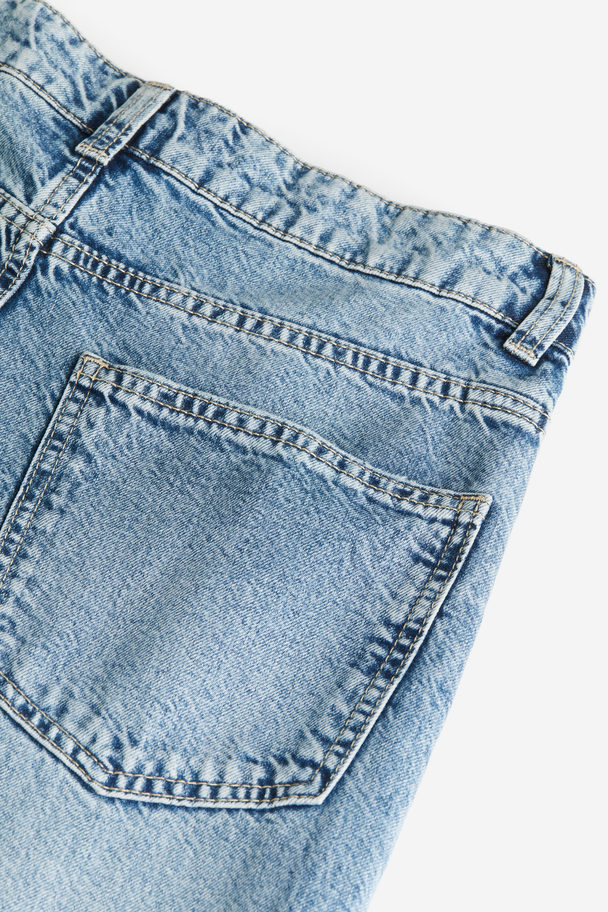 H&M Baggy Regular Jeans Ljus Denimblå