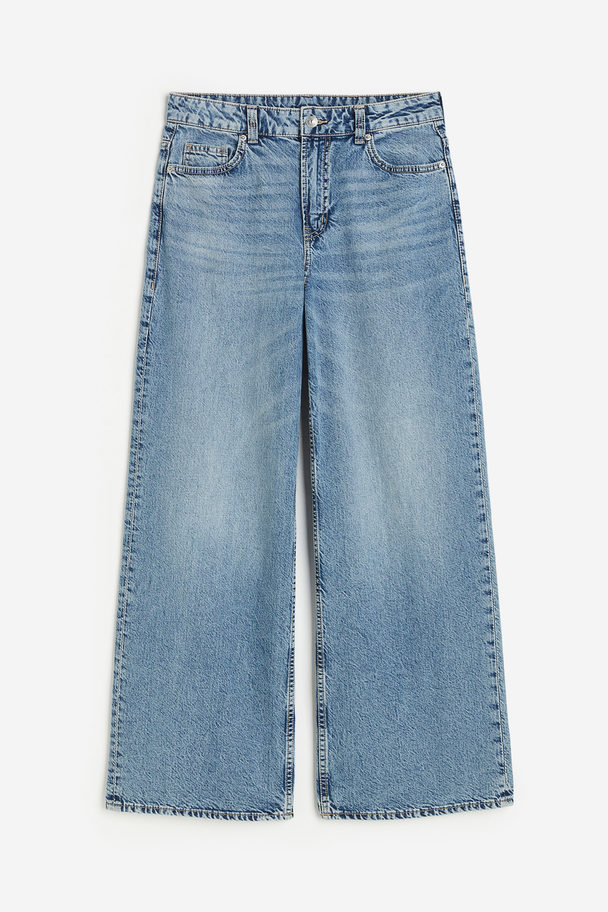 H&M Baggy Regular Jeans Ljus Denimblå