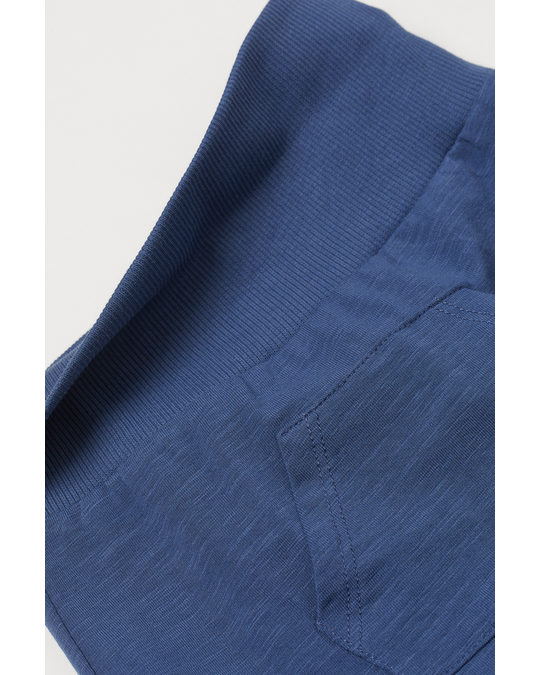 H&M 3-pack Jersey Shorts Blue/sailing Boats