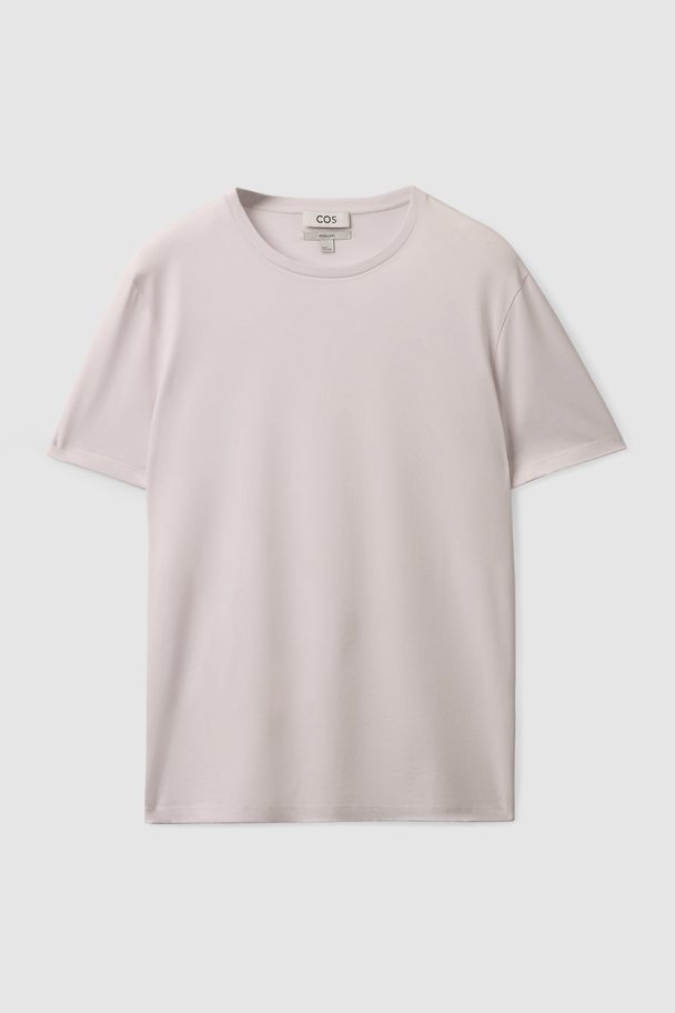 COS Regular-fit T-shirt Lilac