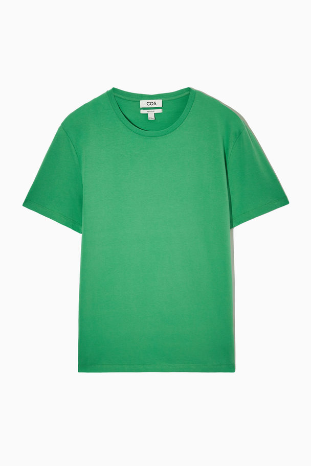 COS Regular-fit Lightweight T-shirt Green