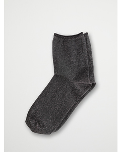 Black Lurex Socks Black