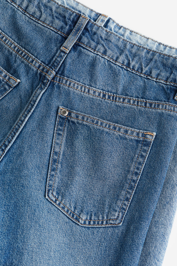 H&M Set Van 2 Loose Fit Jeans Donker Denimblauw/denimblauw