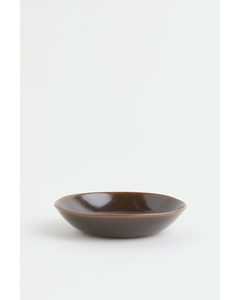 Stoneware Bowl Dark Brown