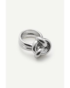 Becky Knot Ring Silver