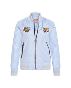 Mhm Fashion Bomber Jacket Tiger Heads Navy Bla