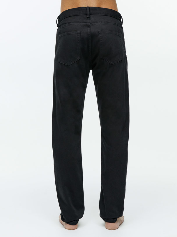ARKET Park Regular Fit Rechte Jeans Stay Black