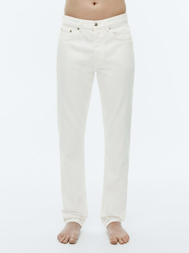 ARKET PARK Regular Straight Jeans Weiß