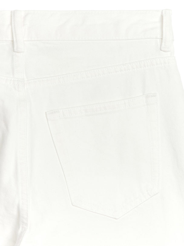 ARKET Park Regular Straight Jeans White