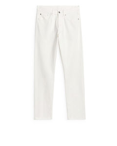 Park Regular Straight Jeans White