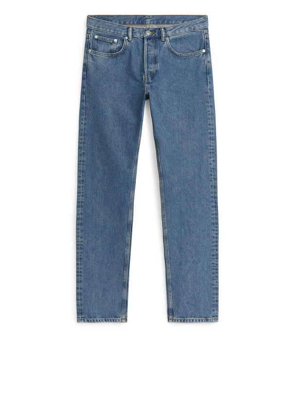 ARKET Park Regular Fit Rechte Jeans Mid-blauw