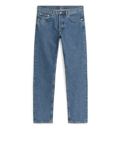 PARK Regular Straight Jeans Mittelblau