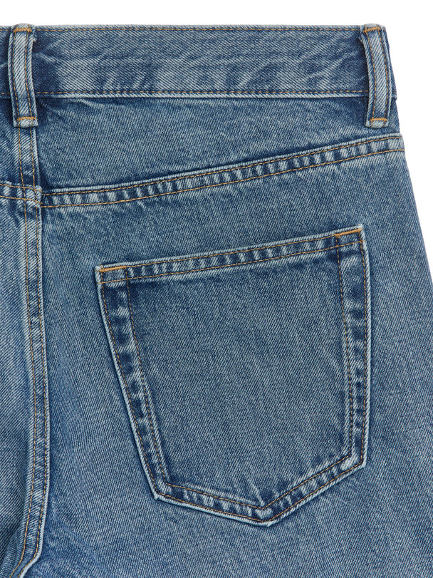 ARKET Park Regular Straight Jeans Vintageblå