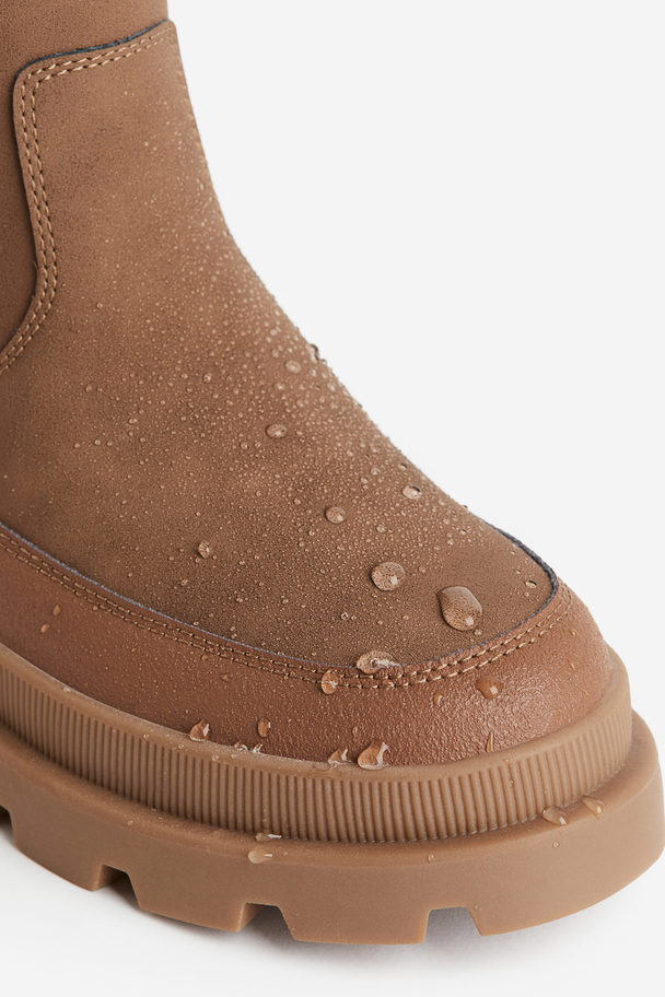 H&M Waterdichte Boots Donkerbeige
