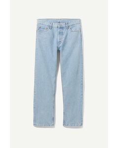 Klean Cropped Jeans Ljusblå Dusty
