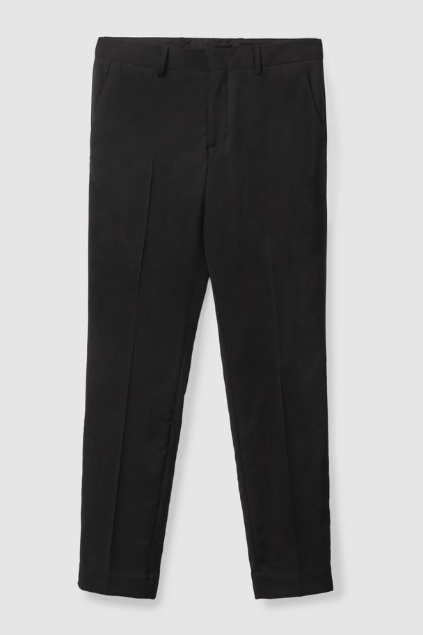 COS Slim-fit Tailored Trousers Black