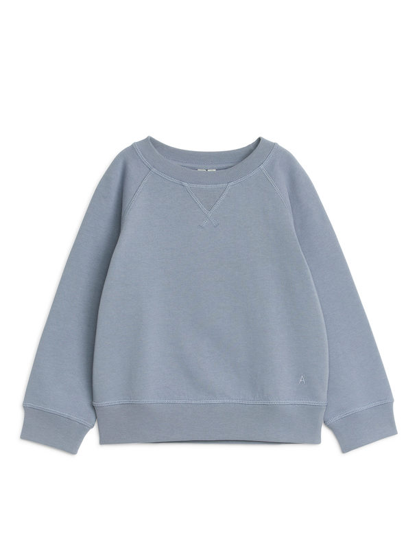 ARKET Cotton Sweatshirt Dove Blue