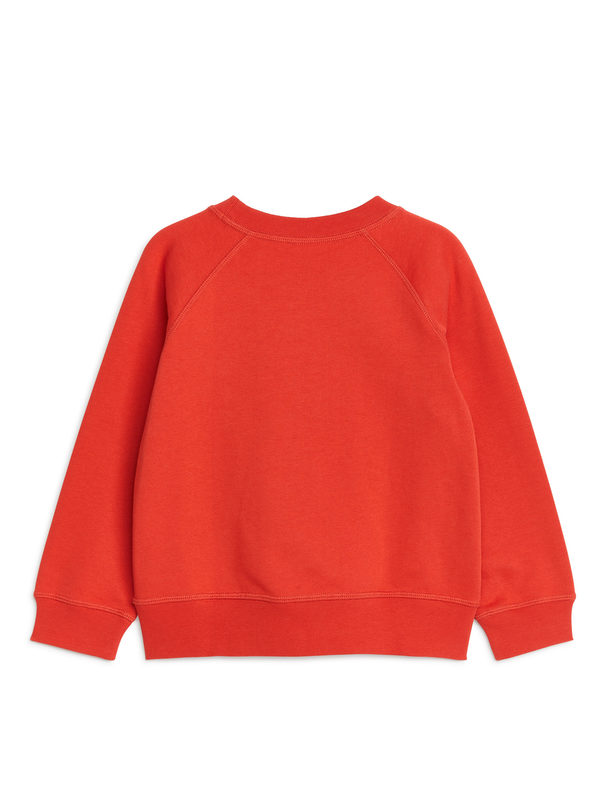 ARKET Sweatshirt aus Baumwolle Orange