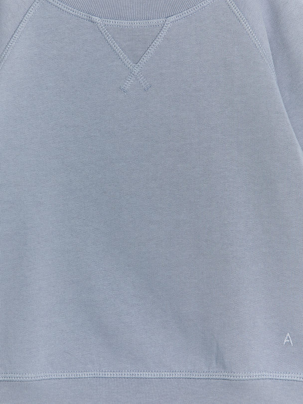 ARKET Cotton Sweatshirt Dove Blue