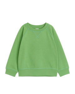 Sweatshirt aus Baumwolle Grün