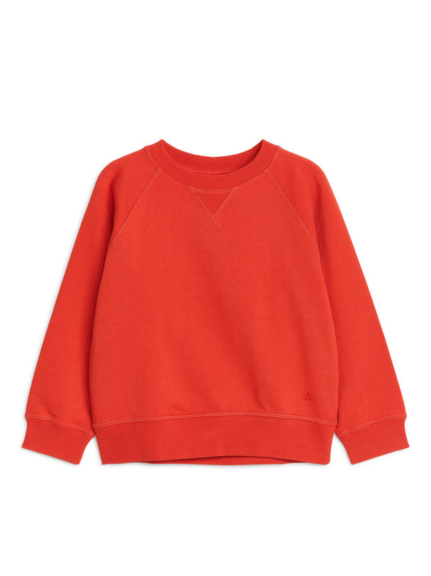 ARKET Sweatshirt Af Bomuld Orange