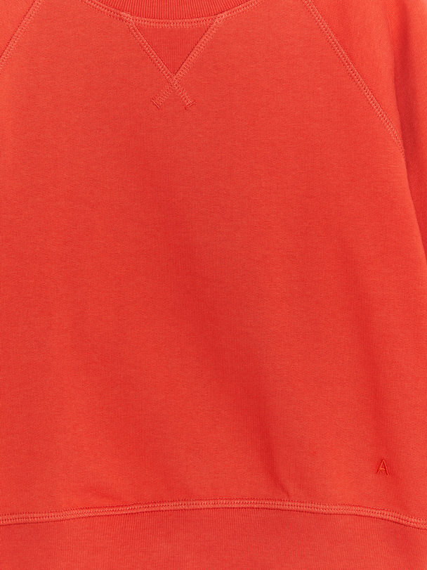 ARKET Sweatshirt Af Bomuld Orange