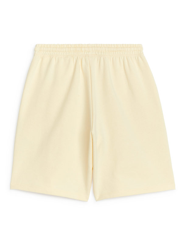 ARKET Print-detail Shorts Pale Yellow