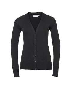 Russell Collection Ladies/womens V-neck Knitted Cardigan