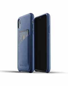 Full Leather Wallet Case For Iphone Xr - Monaco Blue