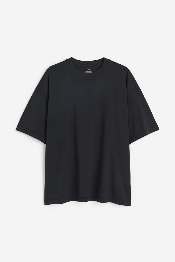H&M Oversized Fit T-shirt Sort