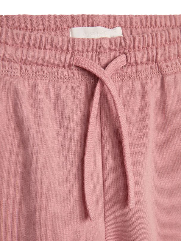 Arket French Terry Sweatpants Dusty Pink