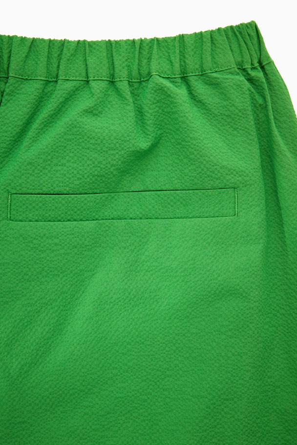 COS Elasticated Bermuda Shorts Green