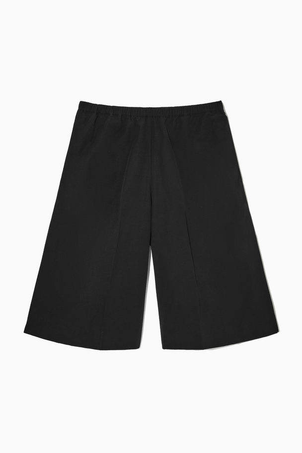 COS Elasticated Bermuda Shorts Black