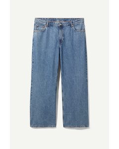 Jeans Ace mit hoher Taille und weitem Bein 90er-Jahre-Blau