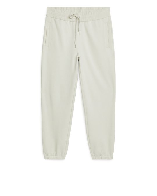 Arket Organic And Recycled Cotton Sweatpants Pistachio