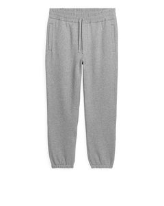 Organic And Recycled Cotton Sweatpants Grey Melange