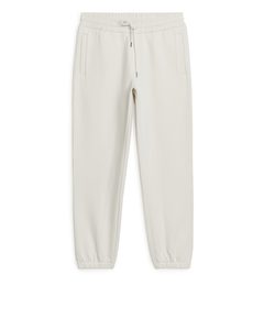 Organic And Recycled Cotton Sweatpants Off White