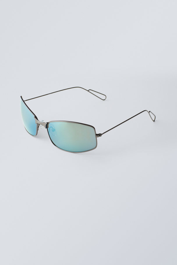 Weekday Sonnenbrille Flash Dusty Green