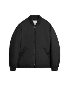 Nylon Liner Jacket Black