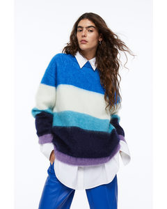 Oversize-Pullover aus Wollmix