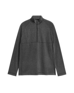 Active Half-zip Jacket Grey Melange