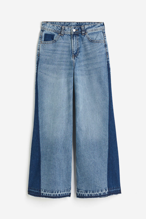 H&M Baggy Regular Jeans Denim Blue