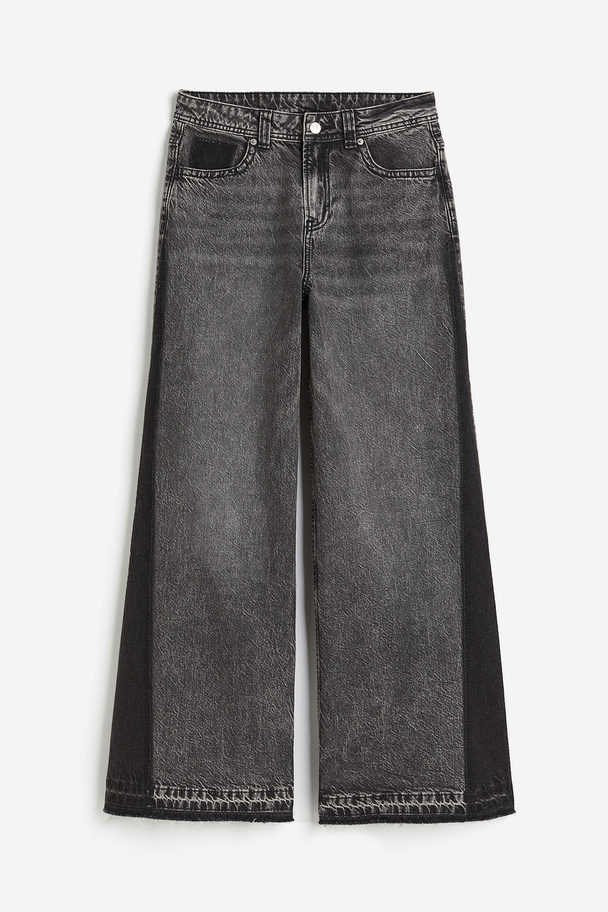 H&M Baggy Regular Jeans Denimgrå