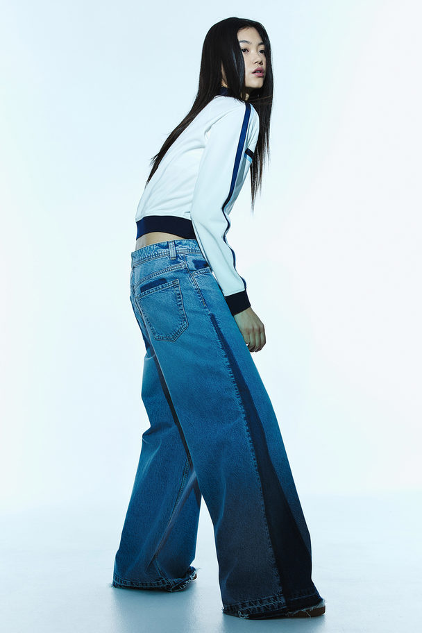 H&M Baggy Regular Jeans Denimblå