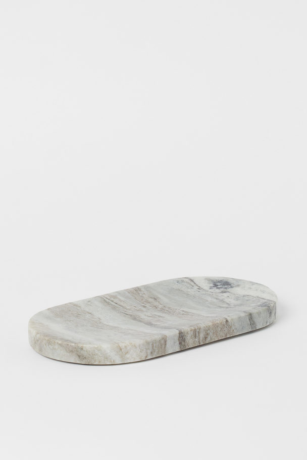 H&M HOME Marble Tray Light Beige/marble