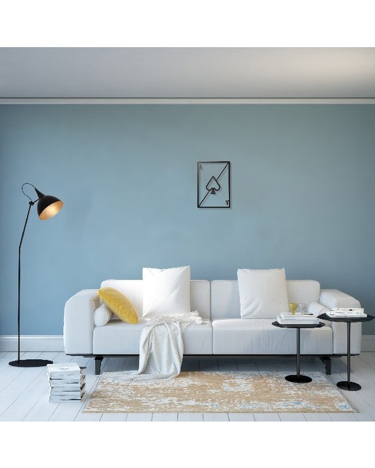 Homemania Homemania Wall Decor Ace Of Swords - Wall Art Wall - Spades - For Living Room, Bedroom - Black Steel
