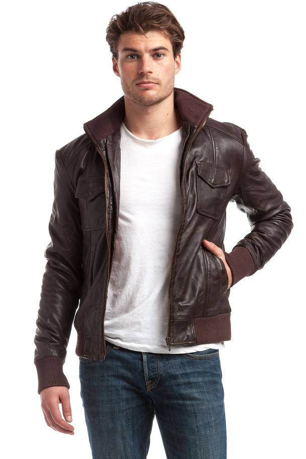 Chyston Leather Jacket Simon