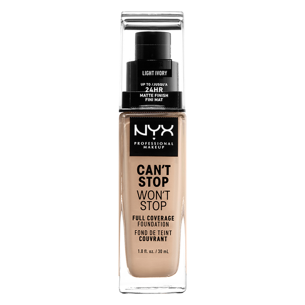 NYX Professional Makeup Nyx Prof. Makeup Can't Stop Won't Stop Foundation - Light Ivory