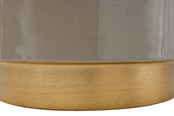 360Living SideTable Art Deco 375 taupe